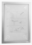 DURABLE Cadre magnétique DURAFRAME WALLPAPER, A4, argent