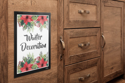DURABLE Cadre magnétique DURAFRAME WALLPAPER, A4, argent