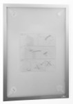 DURABLE Cadre magnétique DURAFRAME WALLPAPER, A3, argent
