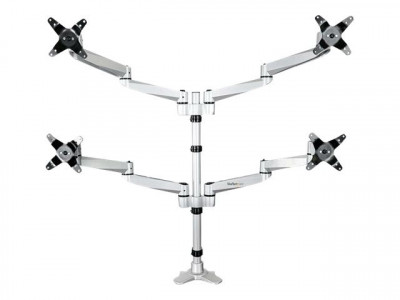 Startech : QUAD MONITOR MOUNT - pour UP TO 27IN VESA MONITORS - DESK MOUNT