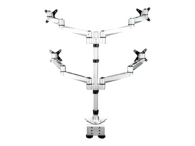 Startech : QUAD MONITOR MOUNT - pour UP TO 27IN VESA MONITORS - DESK MOUNT