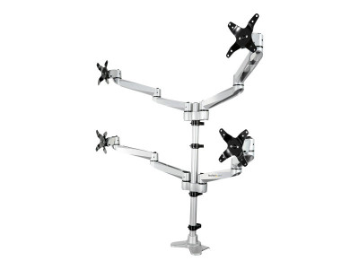 Startech : QUAD MONITOR MOUNT - pour UP TO 27IN VESA MONITORS - DESK MOUNT