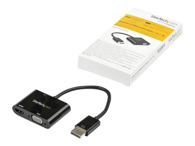 Startech : DISPLAYPORT TO HDMI VGA ADAPTER 4K 60HZ - pour MAC et WINDOWS