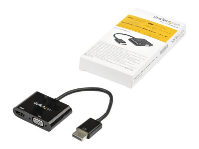 Startech : DISPLAYPORT TO HDMI VGA ADAPTER 4K 60HZ - pour MAC et WINDOWS