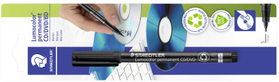 STAEDTLER Lumocolor CD-/DVD-Marker permanent, Blister