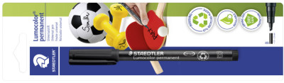 STAEDTLER Lumocolor Gerätemarker permanent, schwarz, Blister
