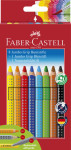 FABER-CASTELL Crayons de couleur Jumbo GRIP, étui promo FABER-CASTELL Crayons de couleur Jumbo GRIP, étui promo