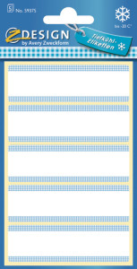 Étiquettes AVERY Zweckform ZDesign pour congélateur, bleu