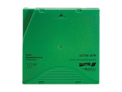 HPe : HPE LTO-8 ULTRIUM 30TB WORM data cartridge