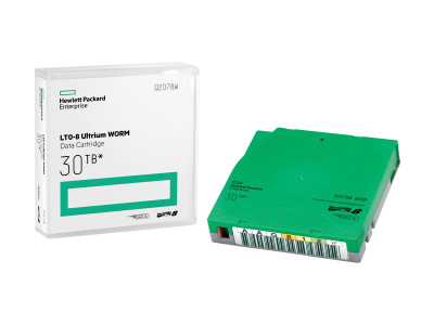 HPe : HPE LTO-8 ULTRIUM 30TB WORM data cartridge