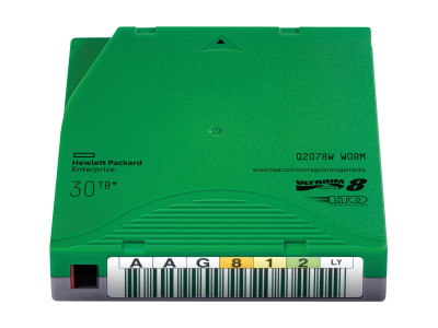 HPe : HPE LTO-8 ULTRIUM 30TB WORM data cartridge
