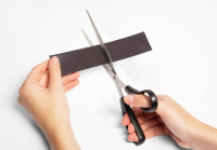 Ruban d'étiquetage magnétique DURABLE, 40 mm x 5 m, blanc