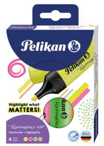 Pelikan Surligneur Textmarker 490, étui de 6, assorti