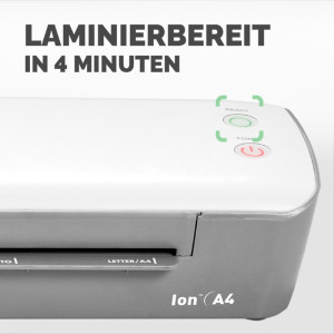 Fellowes Plastifieuse Ion format A4, blanc/gris