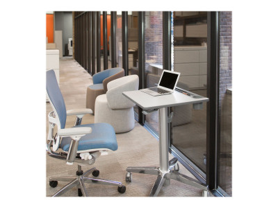 Ergotron : LEARNFIT 16IN TRAVEL ADJUSTBLE STANDING DESK CLEAR ANODIZED