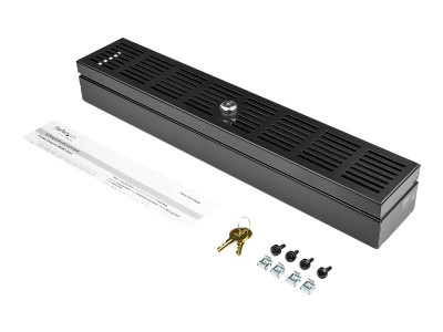 Startech : 2U RACK-MOUNT SECURITY COVER - HINGED - LOCKING avec KEY