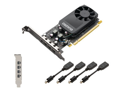 PNY : QUADRO P1000 V2 LOWPROFILE DP PCI-3.0 X16 LP4GB GDDR5 128-BIT