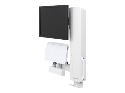 Ergotron : STYLEVIEW SIT-STAND VL HIGH TRAFFIC AREAS WHITE