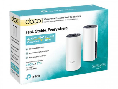 TP-Link : AC1200 WHOLE-HOME HYBRID MESH WI-FI SYSTEM avec POWERLINE