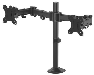 Fellowes TFT-/LCD-Doppel Monitorarm Reflex, schwarz