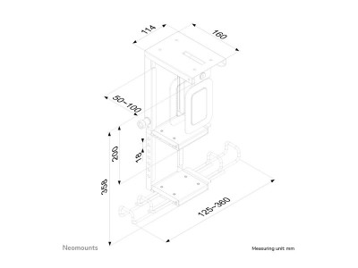NewStar : CPU HOLDER H PC: 20-36CM avec PC: 5-10CM