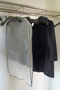 KLEIBER Housse de protection à vêtements, court, transparent