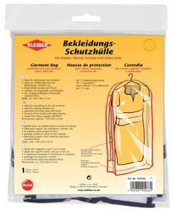 KLEIBER Housse de protection à vêtements, long, transparent