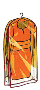 KLEIBER Housse de protection à vêtements, long, transparent
