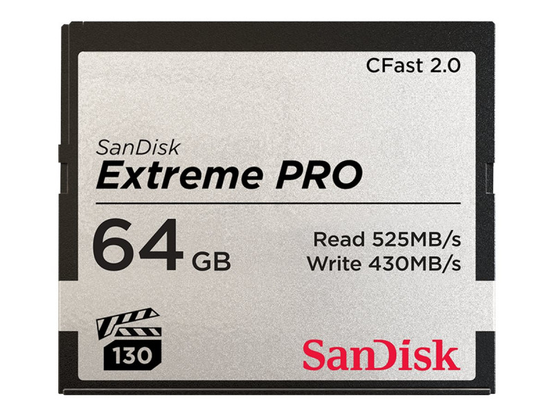 SANDISK EXTREME PRO CFAST 2.0 64GB 525MB S VPG130