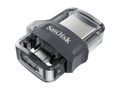 SANDISK : SANDISK ULTRA DUAL drive M3.0 64GB GREY/SILVER 150 MB/S