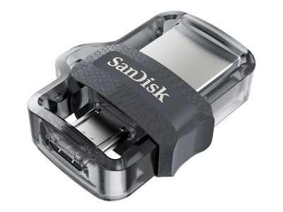 SANDISK : SANDISK ULTRA DUAL drive M3.0 64GB GREY/SILVER 150 MB/S
