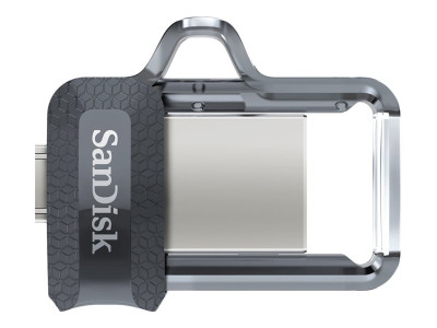 SANDISK : SANDISK ULTRA DUAL drive M3.0 64GB GREY/SILVER 150 MB/S
