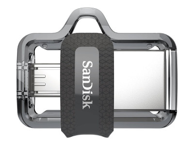 SANDISK : SANDISK ULTRA DUAL drive M3.0 64GB GREY/SILVER 150 MB/S