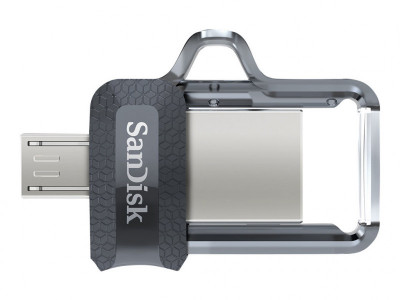 SANDISK : SANDISK ULTRA DUAL drive M3.0 64GB GREY/SILVER 150 MB/S