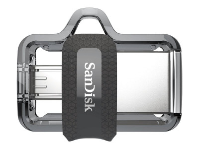 SANDISK : SANDISK ULTRA DUAL drive M3.0 64GB GREY/SILVER 150 MB/S