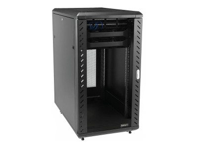 Startech : 18U SERVER RACK CABINET - INCLUDES CASTERS LEVELING FEET