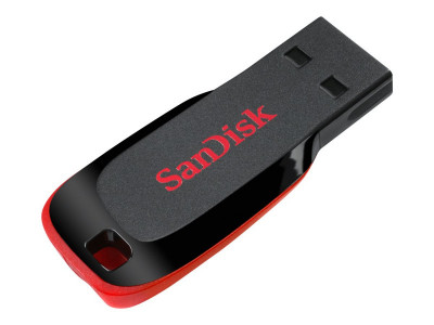 SANDISK : USB STICK 128GB CRUZER BLADE BLISTER VERSION USB2.0