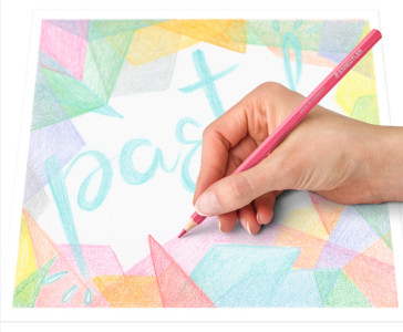 STAEDTLER Crayons de couleur pastel, étui carton de 12