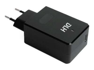 DLH : POWER SUPPLY USB-C 65W CABL BLACK CLR USB cable TYPE C 1.8M