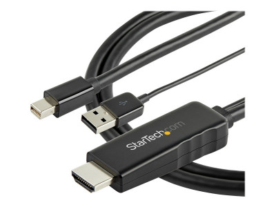 Startech : 3.3FT HDMI TO MINI DISPLAYPORT cable - 4K 30HZ - USB-POWERED