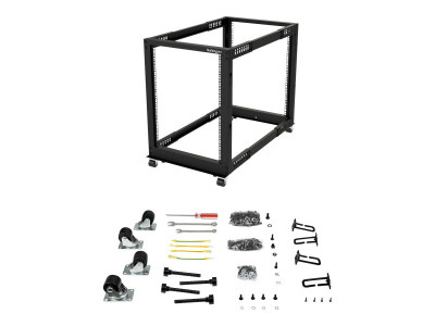 Startech : 15U OPEN FRAME RACK - 4 POST - 22-40 IN. ADJUSTABLE DEPTH