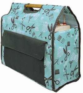 KLEIBER Sac pour machine à coudre, turquoise/gris