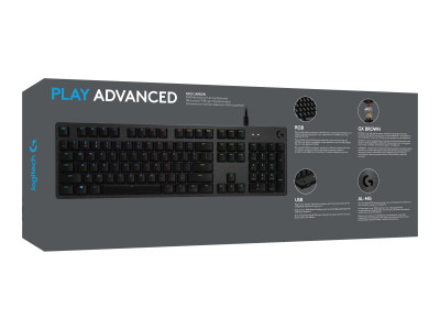 Logitech : G512 CARBON GX BROWN CARBON FRA CENTRAL fr