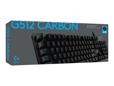 Logitech : G512 CARBON GX BROWN CARBON FRA CENTRAL fr