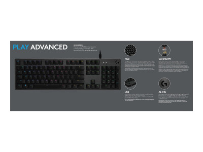 Logitech : G512 CARBON GX BROWN CARBON FRA CENTRAL fr
