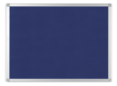 Bi-Office Tableau en feutre AYDA, 900 x 600 mm, bleu