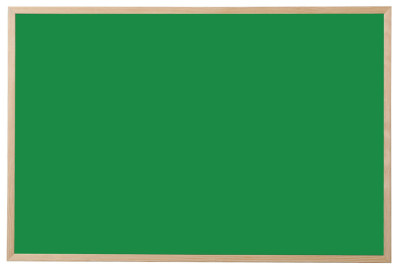 Bi-Office Tableau noir, bois naturel, 400 x 300 mm, noir