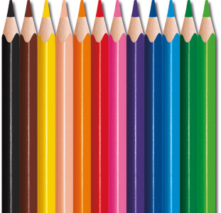 Maped Dreikant-Buntstifte COLOR'PEPS STRONG MINI, 12er Etui