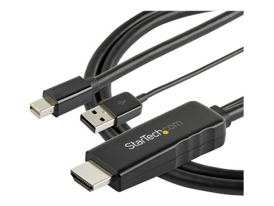 Startech : 6.6FT HDMI TO MINI DISPLAYPORT cable - 4K 30HZ - USB-POWERED