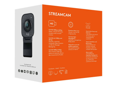 Logitech : STREAM CAM GRAPHITE EMEA